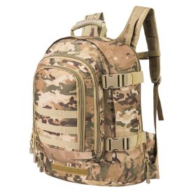 Military Bug Out Bag Expandable Backpack Tactical Daypack With Waist Strap for Outdoor Hiking Hunting (Color: Camo)
